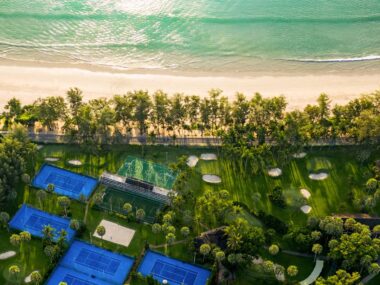 Club Med Phuket viewed from a drone overhead