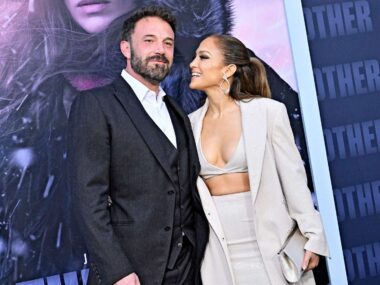 Ben and J.Lo at a movie premiere