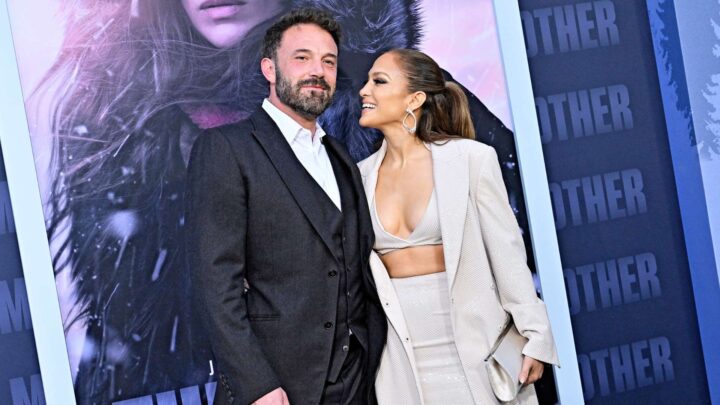 Ben and J.Lo at a movie premiere